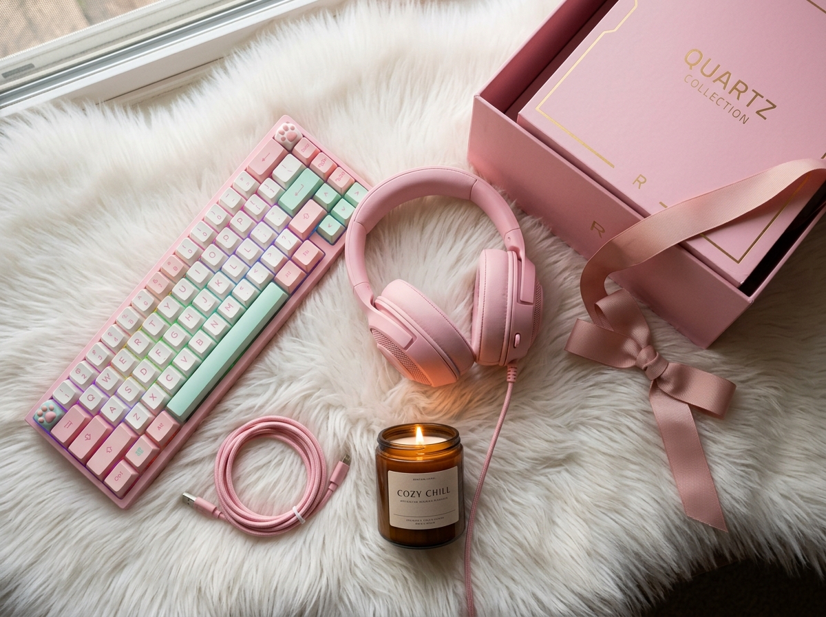 Unboxed Quartz Pink Headset